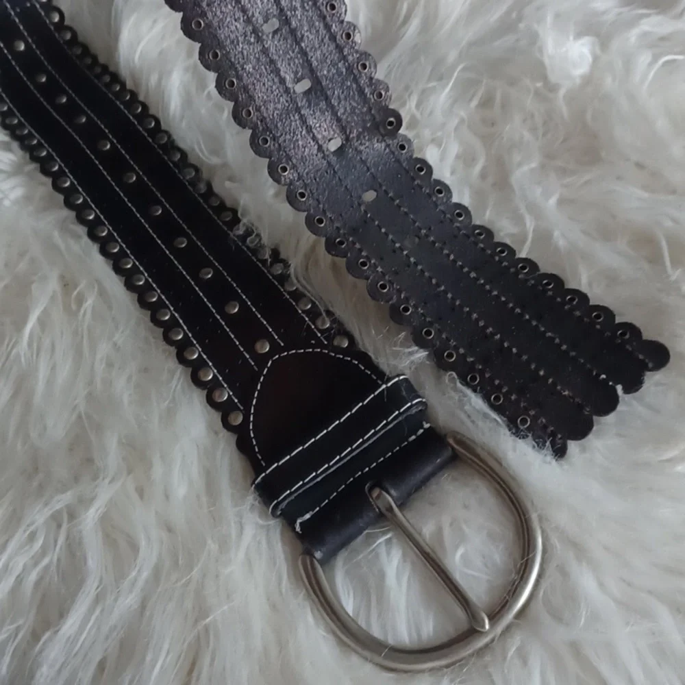 Black Leather Belt